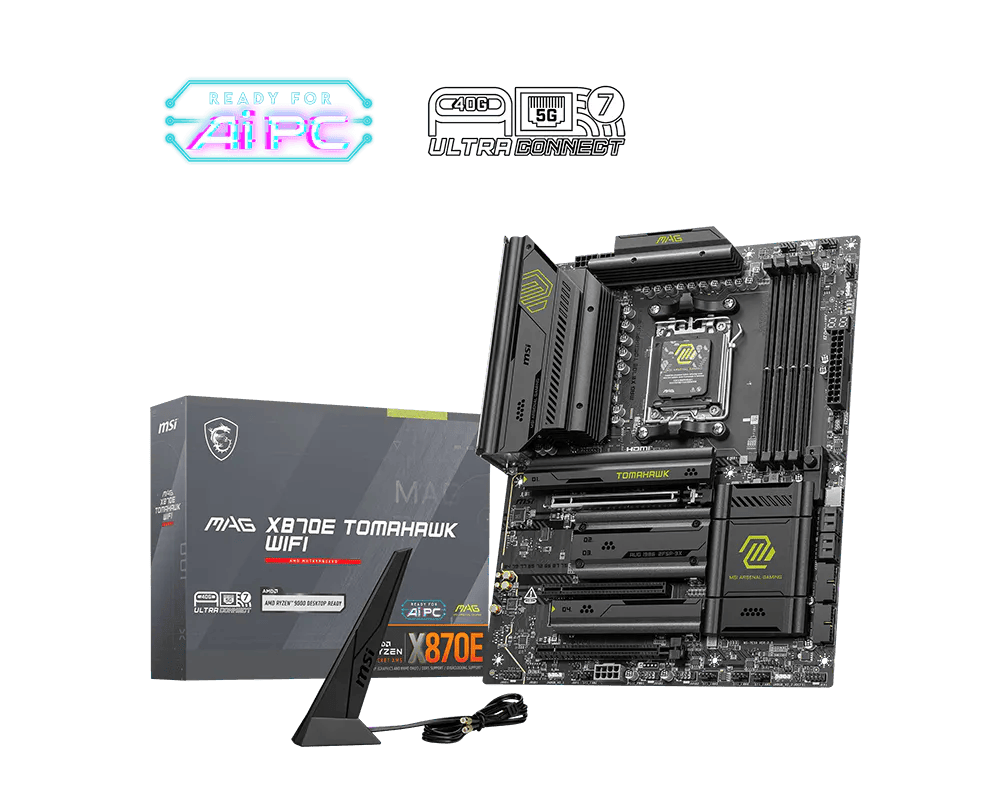 37446-mainboard-msi-mag-x870e-tomahawk-wifi-philong-1 Mainboard MSI MAG X870E TOMAHAWK WIFI (AM5, 4x DDR5, HDMI, USB4, M.2 PCIe 5.0, WiFi 7, ATX)