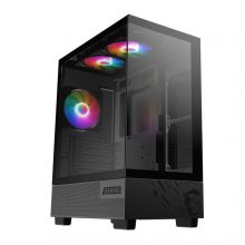Vỏ Case MSI PAG PANO M110A Black (m-ATX, Sẵn 3 fan RGB, Max 7 fan, Rad 240)