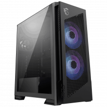 Vỏ Case MSI MPG VELOX 300R AIRFLOW PZ Black (E-ATX, Sẵn 3 fan, Max 13 fan, Rad 360, USB-C 20Gbps)