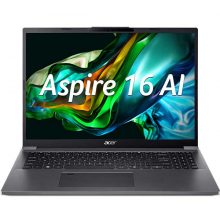 Laptop Acer Aspire 16 AI A16-71M-59L5 (Intel Core Ultra 5 125H, RAM 16GB. SSD 512GB, VGA Intel Arc, Màn Hình 16 inch FHD+ 60Hz, 300 nits, Windows 11, Màu Xám)