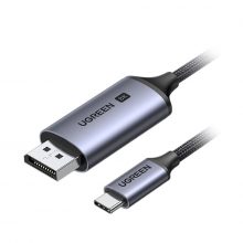 Cáp Chuyển Ugreen 25158 USB Type-C to Displayport 1.4 (Dài 2Mét, Độ phân giải 8K@60Hz)