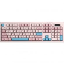 Bàn Phím Giả Cơ Không Dây Aula S102 Pro Hồng + Xanh Dương (3 mode, Silent, LED RGB)