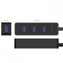 Bộ Chia 4 Port USB 3.0 ORICO W5PH4-U3