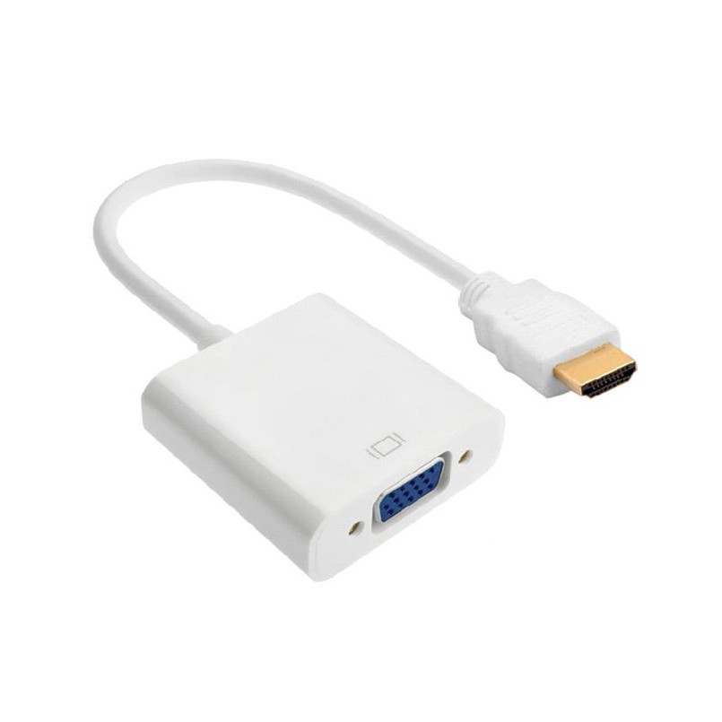 20577-md002-3-1 Đầu Chuyển HDMI TO VGA + AUDIO M-PARD MD002, màu trắng