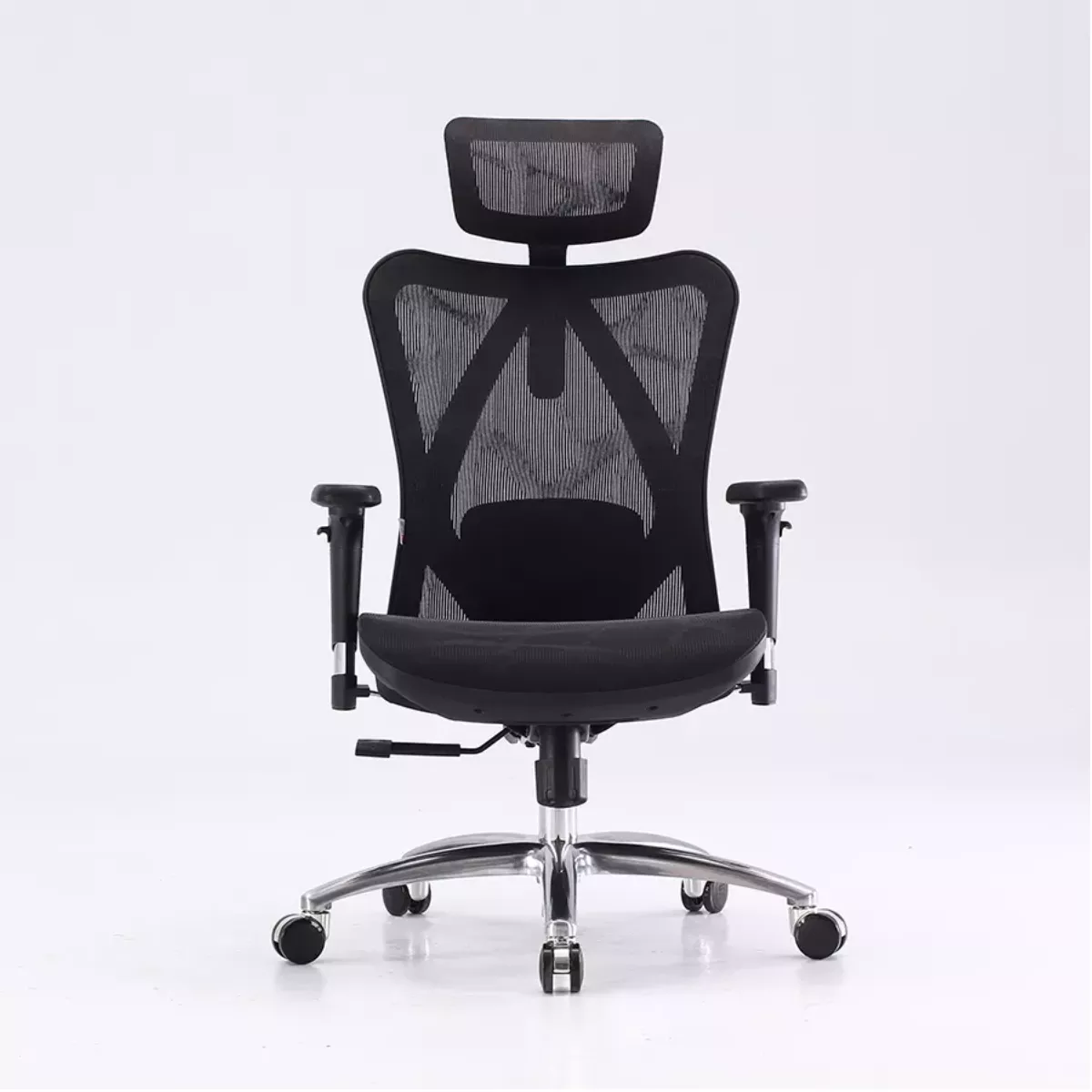 26869-s1-1 Ghế Công Thái Học Ergonomic Sihoo M57-N101 (Khung Đen Lưới Đen)