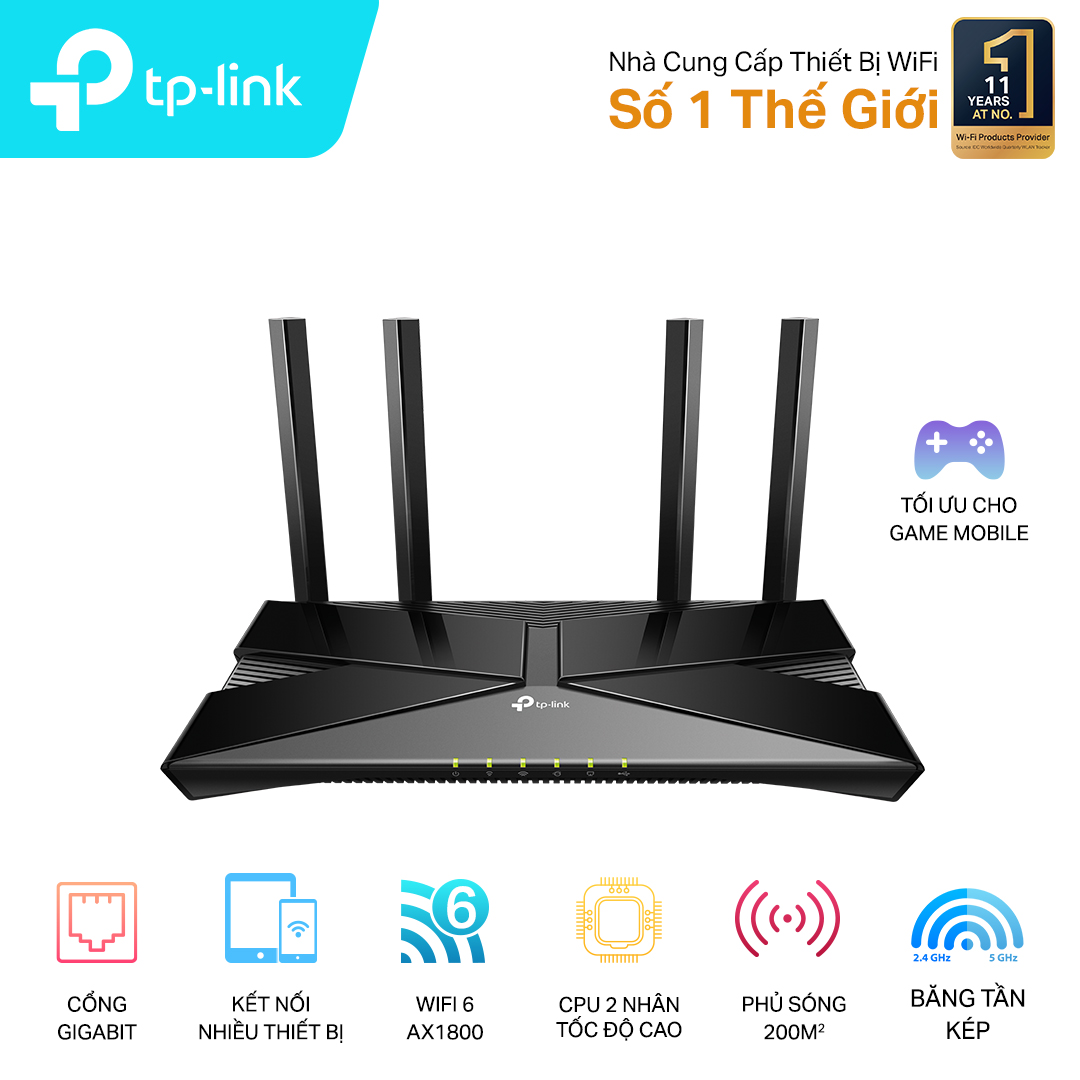 28120-ax23-1 Bộ Phát Wifi 6 TP-Link Archer AX23 AX1800