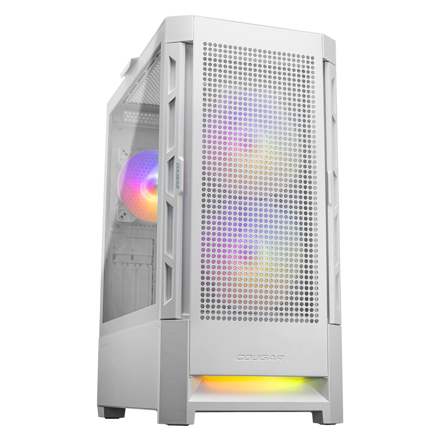 28501-case-cougar-duoface-rgb-white-philong-1 Vỏ case Cougar Duoface RGB White (E-ATX, 2 tùy chọn mặt trước, Sẵn 3 fan RGB, Max 5 fan, Rad 280)