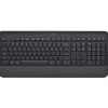 Bàn Phím Không Dây Logitech K650 Signature Black (USB LogiBolt 2.4, Bluetooth 5.1, Có chỗ kê tay)