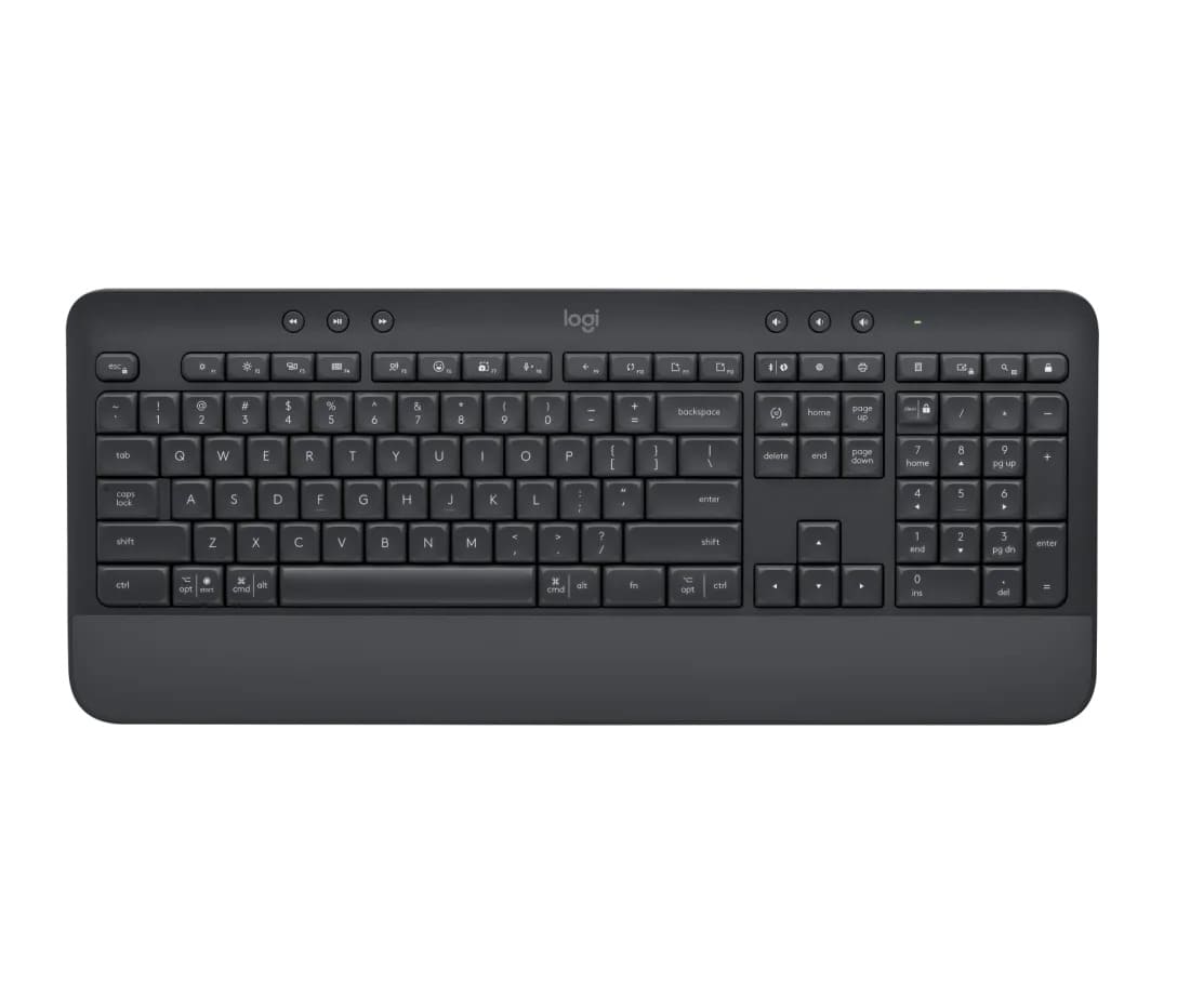 28671-ban-phim-logitech-k650-black-philong-1-1 Bàn Phím Không Dây Logitech K650 Signature Black (USB LogiBolt 2.4, Bluetooth 5.1, Có chỗ kê tay)