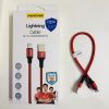 Cáp Sạc Pisen Lightning 250mm AL07-250 Màu Đỏ