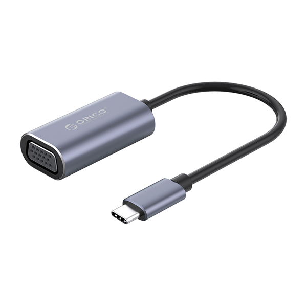 28745-orico-ctv-gy-1 Cáp Chuyển Type C To VGA Orico CTV-GY Hợp kim nhôm