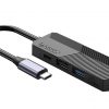 Đầu chuyển 4 IN 1 ORICO (MDK-4P-BK-BP) chuyển từ USB-C sang HDMI, USB-Ax2, SDcard Chính hãng