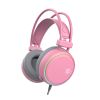 Tai Nghe choàng đầu có dây ZIDLI FCORE FH11U Pink (7.1, RGB, USB) Hàng chính hãng, bảo hành 12 tháng