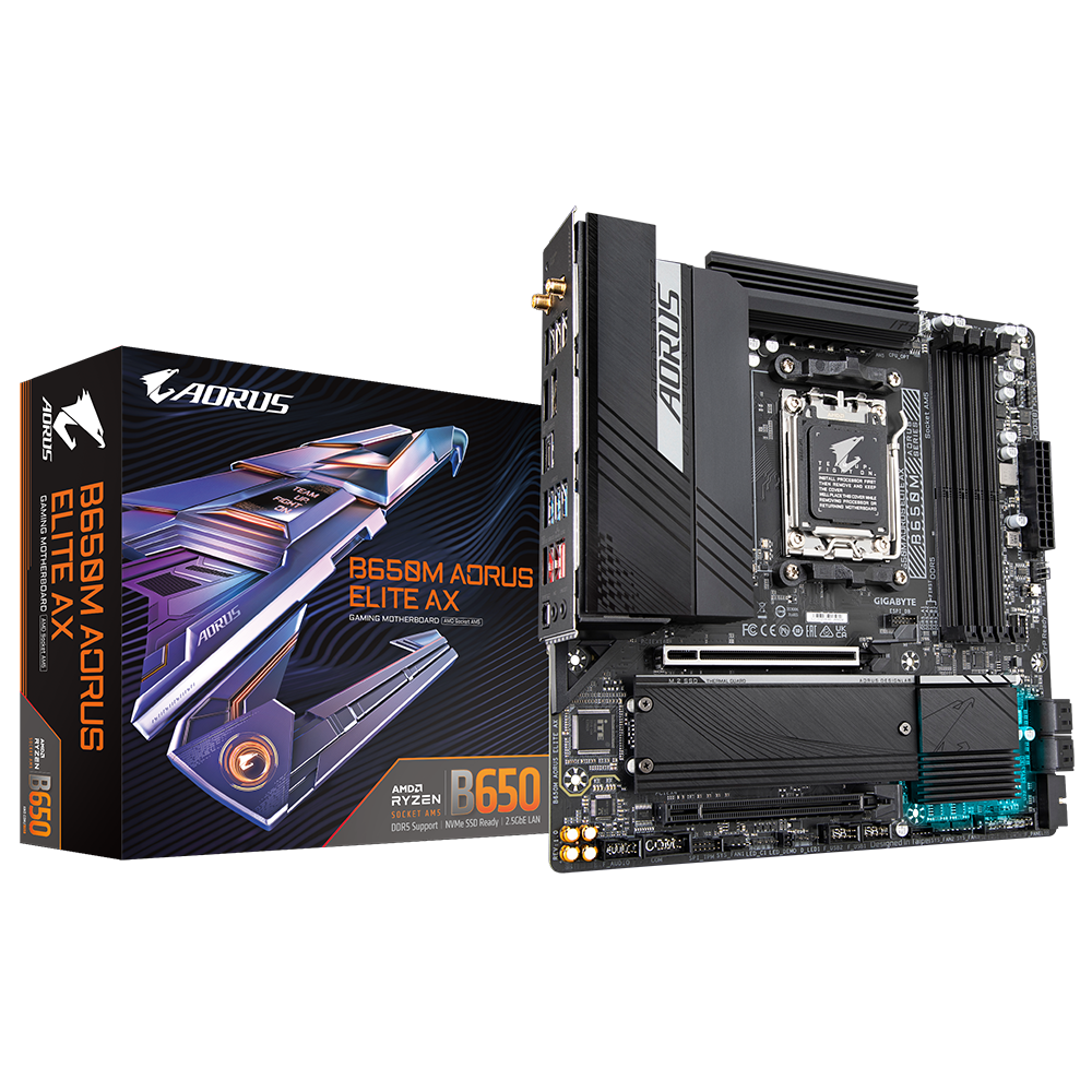 29136-b650m-aorus-elite-ax-01-1 MAINBOARD GIGABYTE B650M AORUS ELITE AX