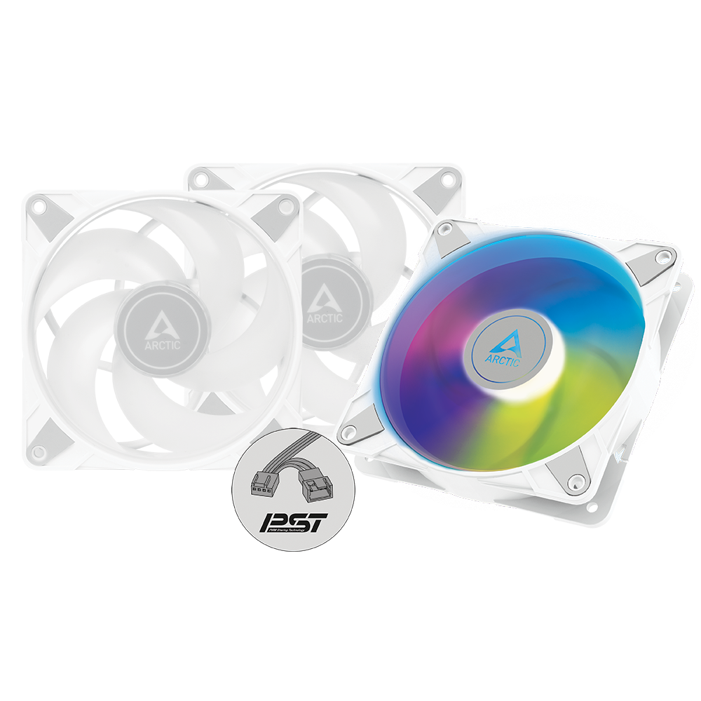 29265-phi-long-p12_pwm_pst_argb_0db_white_value_pack_g00_pst-icon-1 Combo 3 Fan Case ARCTIC P12 PWM PST ARGB White (ACFAN00258A)