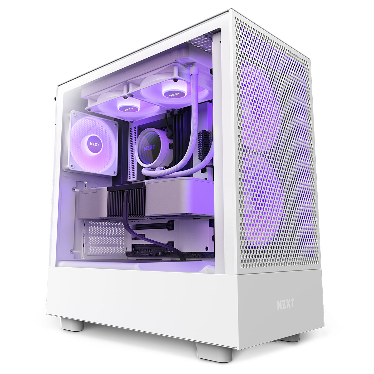 30165-vo-case-nzxt-h5-flow-rgb-white-philong-1-1 Vỏ Case NZXT H5 Flow RGB White (Mid Tower, 1 mặt kính cường lực, mặt lưới trước, sẵn 4 Fan)