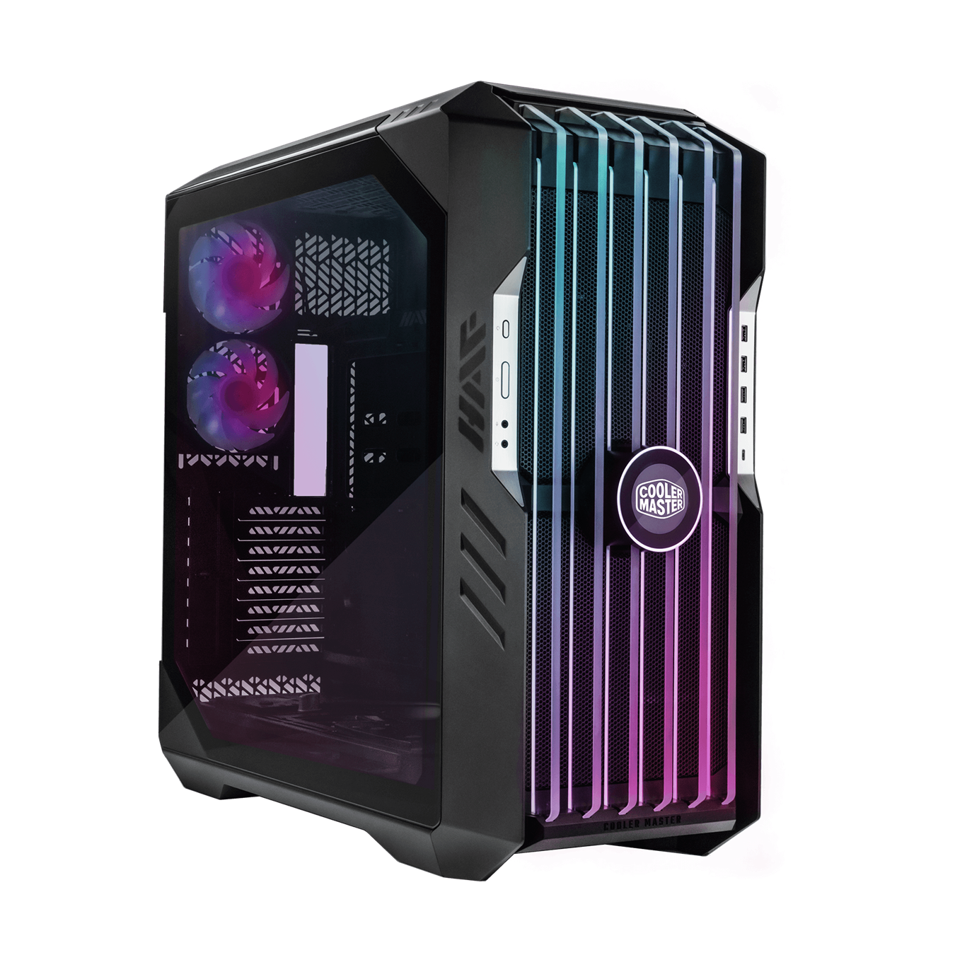 30283-philong-vo-case-coolermaster-haf-700-evo-h700e-ignn-s00-1-1 Vỏ Case CoolerMaster HAF 700 EVO, Full Tower, 1 mặt cường lực, Màn LCD, Sẵn 5 Fan, Max 18 Fan (H700E-IGNN-S00)
