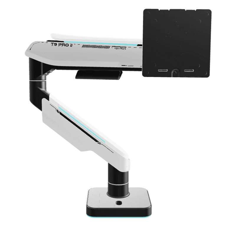 30330-human-motion-t9-pro-ii-white Giá Treo Màn Hình Human Motion T9 PRO II Màu trắng (Kích cỡ màn 17-43inch, Gắn bằng kẹp hoặc khoan lỗ, Trọng lượng màn tối đa 18kg)