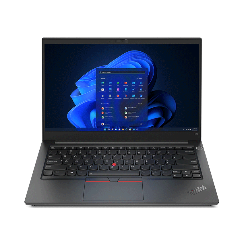 30697-philong1 Laptop Lenovo ThinkPad E14 Gen 4 (21E300DQVA) (Intel Core i5-1235U, Ram 8GB, SSD 256GB, màn hình 14 inch FHD, vỏ nhôm màu đen, bản lể mở 180 độ)