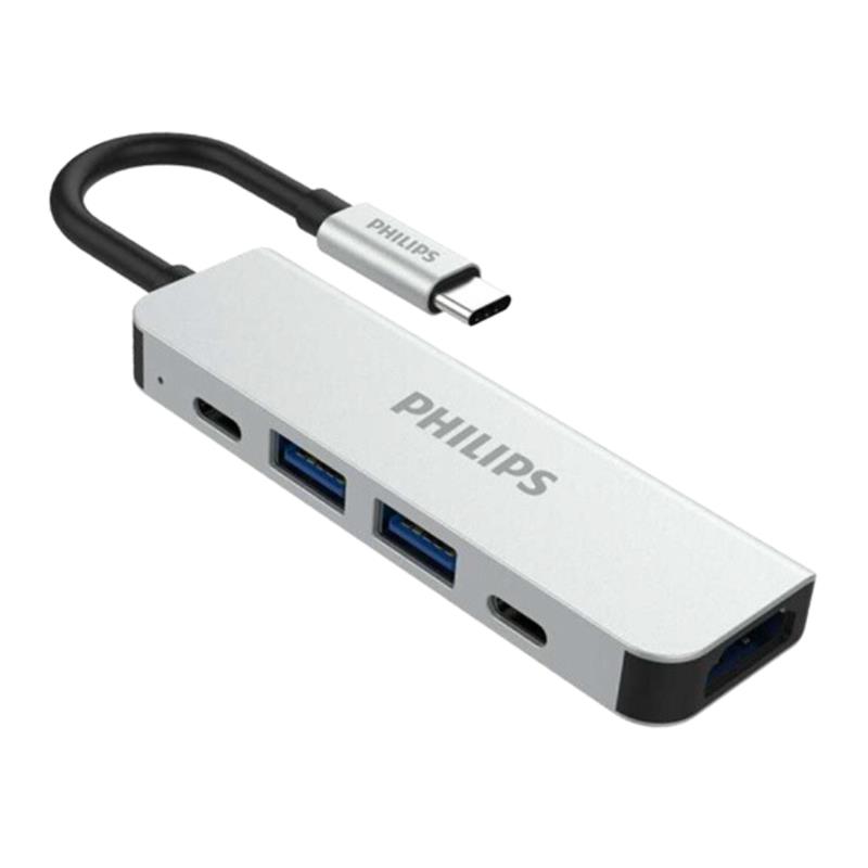 30825-dau-chuyen-philips-swv6115g-hub-5-in-1-philong-2-1 Đầu chuyển Philips SWV6115G HUB 5 in 1 USB-C to HDMI + USB + PD