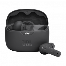 Tai nghe True Wireless JBL Tune Beam Black (Bluetooth 5.3, IP54, Pin 12 giờ, ANC)