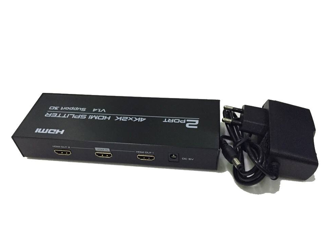 31375-hd-4k102-1 Bộ chia cổng HDMI từ 1 ra 2 FJGEAR HD-4K-102 (1 in 2 out, HDMI 11.4/4K/3D)