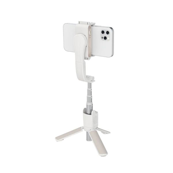 31673-9307300-2-1 Tay cầm chống rung Gimbal cho điện thoại HOHEM HT-ISTEADY Q-WHITE, màu trắng