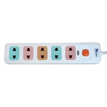 Ổ cắm điện MPower MP153 màu trắng (5AC 2 chấu/3met/1 công tắc/2500w)