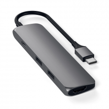 Đầu Chuyển USB-C 4 IN 1 SATECHI ST-CMAM (1xHDMI 4K-60Hz, 1xUSB-C, 1xUSB-A)