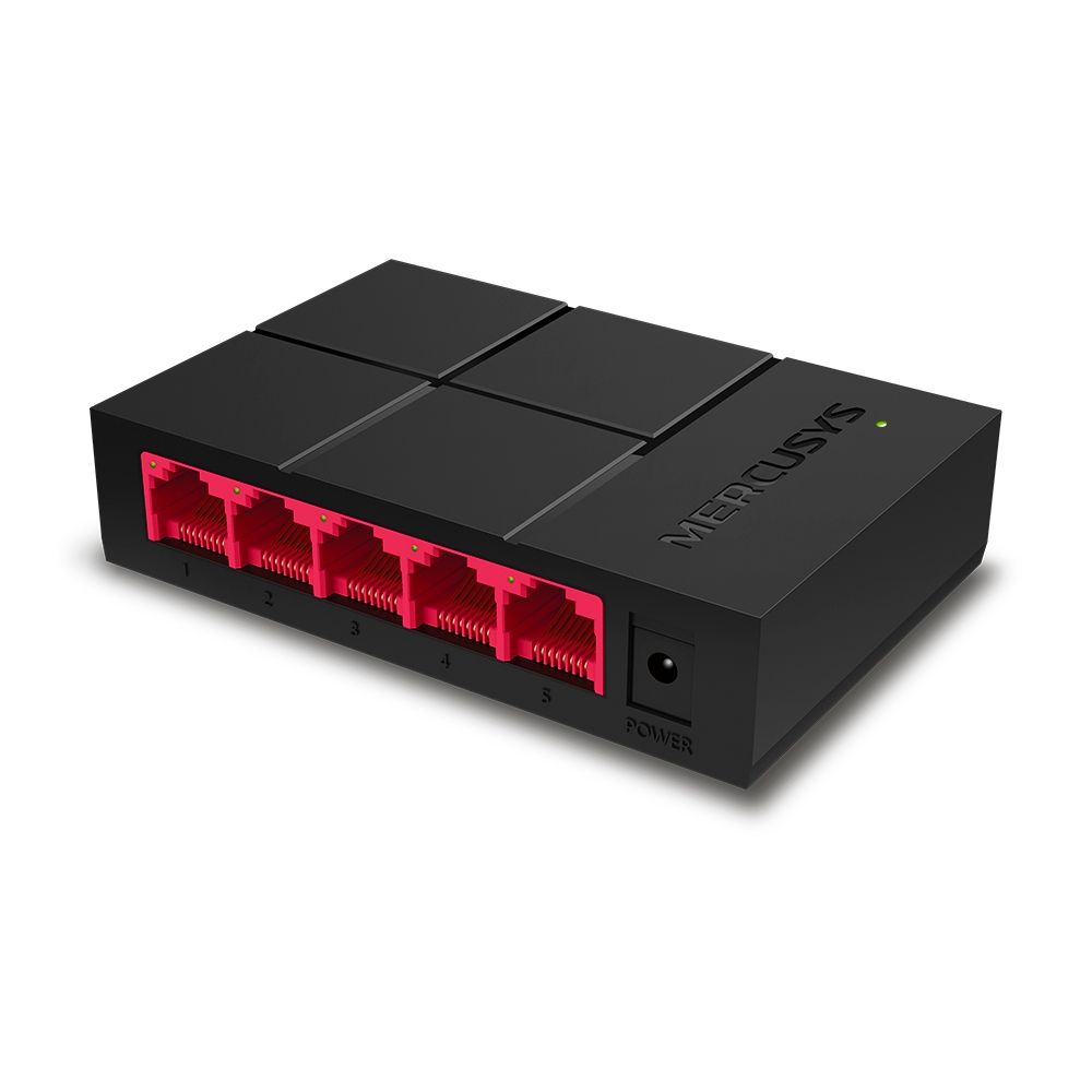 33177-switch-5-cong-mercusys-ms105g-gigabit-philong-7-1 Switch 5 cổng Mercusys MS105G Gigabit, Vỏ nhựa