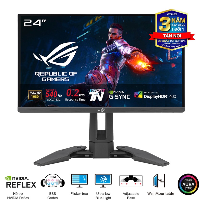 33365-man-hinh-gaming-asus-rog-swift-pro-pg248qp-philong1-1 Màn Hình Gaming Asus ROG Swift Pro PG248QP, 24.1 inch, Full HD, TN, 540Hz, 0.2ms, HDMI & DisplayPort