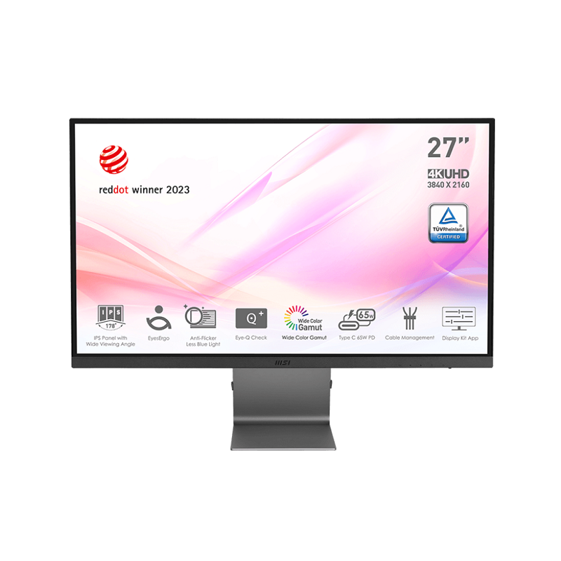 33408-man-hinh-msi-27inch-modern-md271ul-philong01-1 Màn Hình MSI 27inch Modern MD271UL (4K, IPS, 60Hz, 4ms, DisplayPort, HDMI, Type C, Tích Hợp Loa)