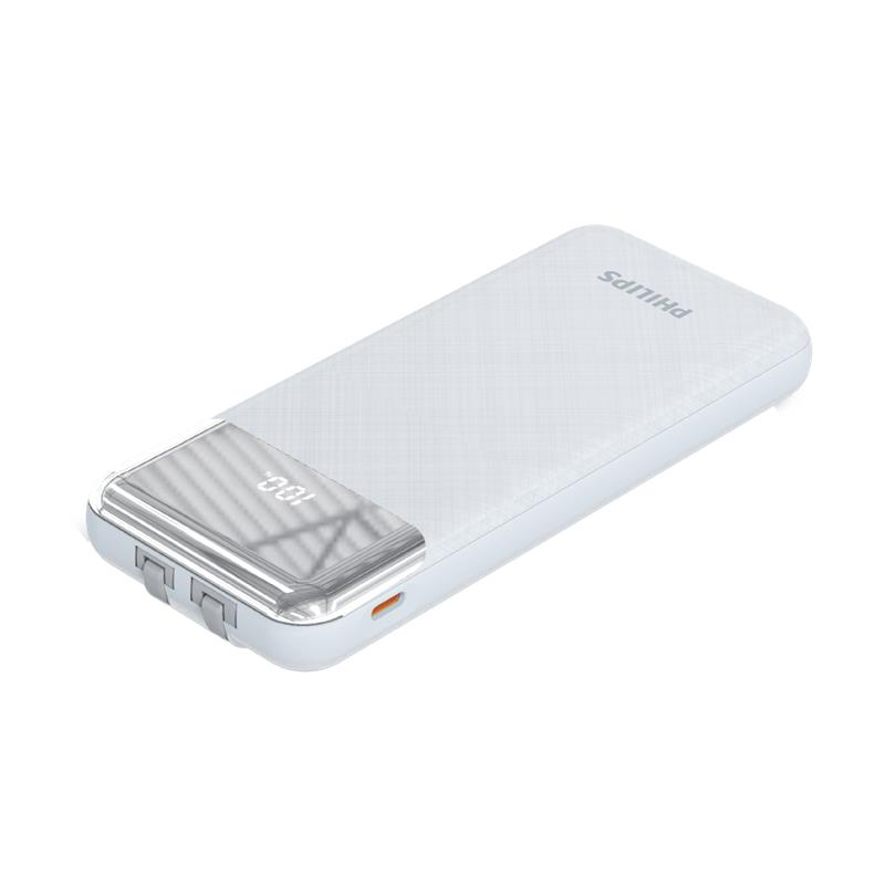 33655-dlp9026kb_w-1 Pin Dự Phòng DLP9026KB 10.000mAh Kèm Cáp, PD22.5W, Màu Trắng