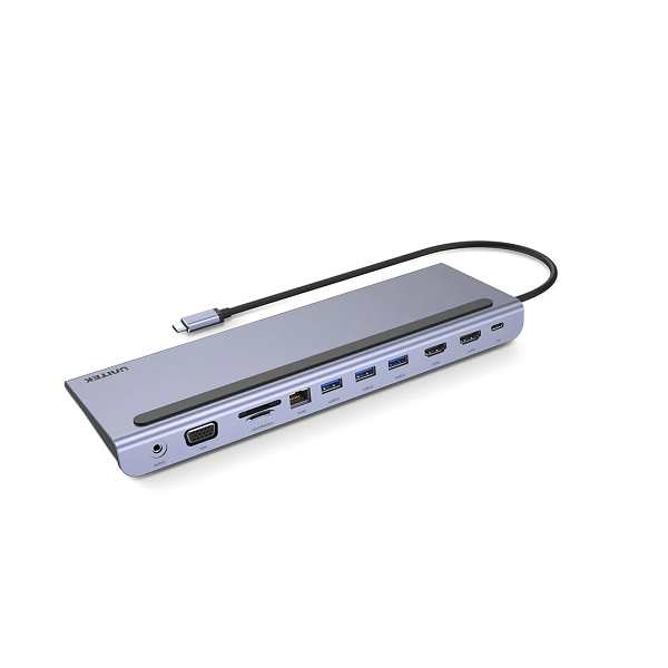 33746-dau-chuyen-usb-c-11-in-1-unitek-d1022b-philong1-1 Đầu Chuyển USB-C 11 In 1 Unitek D1022B (2XHDMI, VGA, USB 3.0x3, USB-C 100W)