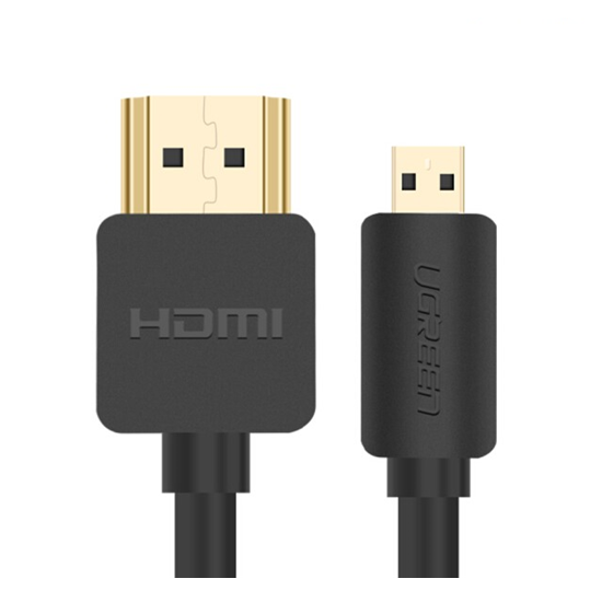 34390-cap-chuyen-micro-hdmi-sang-hdmi-ugreen-30102-philong-1 Cáp Chuyển Micro HDMI Sang HDMI UGREEN 30102 (1.5m, 2 Đầu Dương)