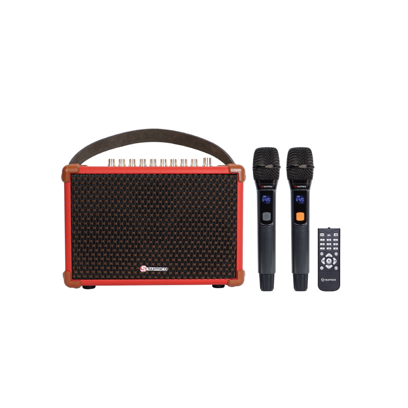 34576-loa-karaoke-sumico-bella-42-red-philong-1 Loa Karaoke Sumico BELLA 42 Red (100W, Pin 8 giờ, Bluetooth 5.0, AUX)