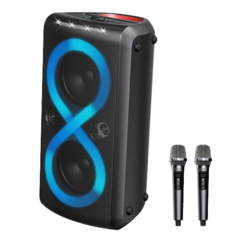 34617-loa-bluetooth-monster-cycle-philong-1 Loa Karaoke Di Động Monster Cycle (160W, Bluetooth / AUX / USB / TF Card / Karaoke, Pin 7 giờ, IPX5, Led RGB, Kèm 2 micro không dây)