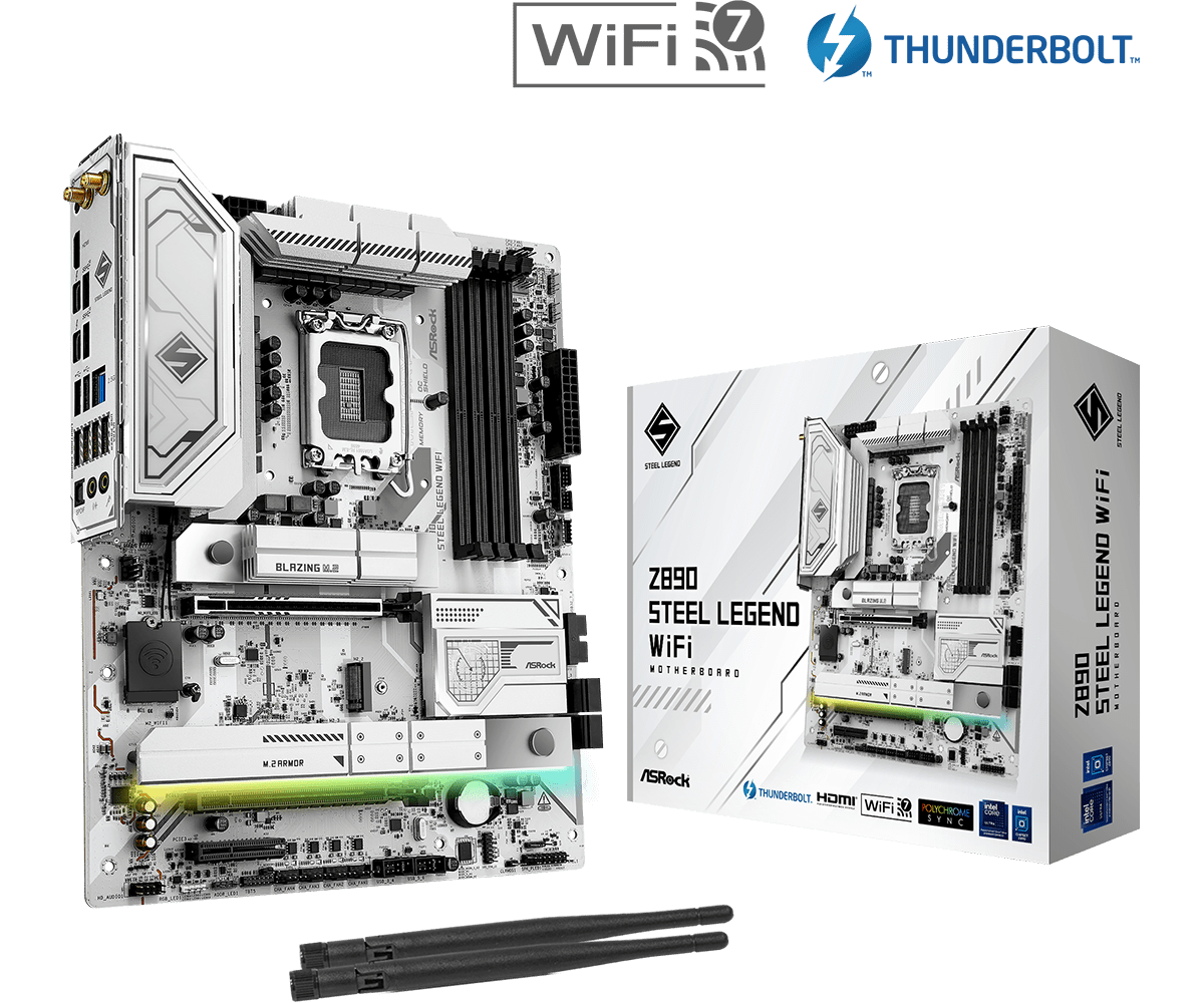 34649-mainboard-asrock-z890-steel-legend-wifi-philong-1-1 Mainboard ASRock Z890 Steel Legend WiFi (LGA 1851, 4x DDR5, Thunderbolt 4, HDMI, M.2 PCIe 5.0, WiFi 7, ATX)