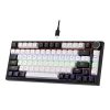 Bàn phím cơ Newmen GM326 Black White - Red Switch (75%, Núm xoay, Hotswap, Led Rainbow, USB-C)