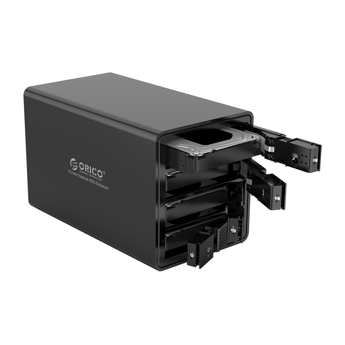 35413-orico-9548u3-bk5 Hộp Đựng Ổ Cứng HDD 4 KHE SATA 3 Orico 9548U3-BK (4X16TB, USB-B 3.0)