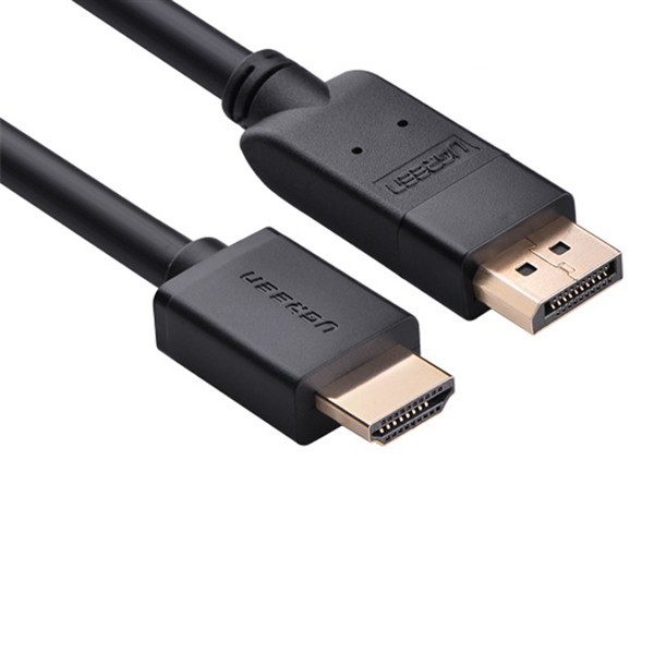 35441-cap-displayport-sang-hdmi-ugreen-10202-philong1 Cáp Displayport Sang HDMI Ugreen 10202 (Dài 2 Mét, Hỗ Trợ 4K*2K)