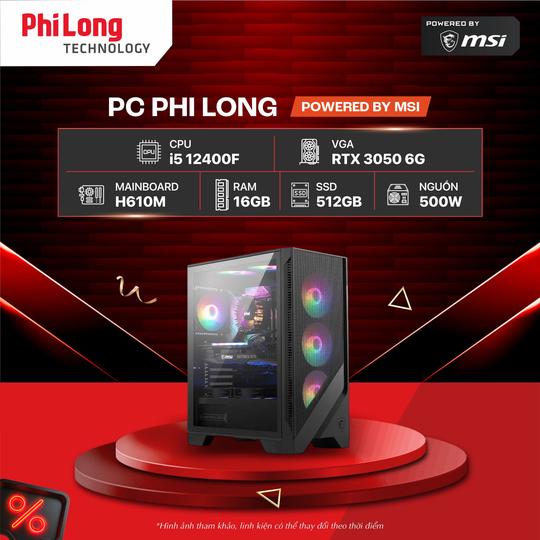 35497-pc-phi-long-esport-gaming-i5-12400f-rtx3050-6g-powered-by-msi-1 PC Phi Long Esport Gaming - i5 12400F / RTX 3050 6G / RAM 16GB / SSD 512GB - Powered By MSI