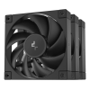 Combo 3 Fan Case DeepCool FD12-3 IN 1 Black (120mm, No LED)