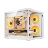 Vỏ Case Máy Tính EDRA ECS1305 White (m-ATX, No Fan, Max 7 Fan, Rad 240)