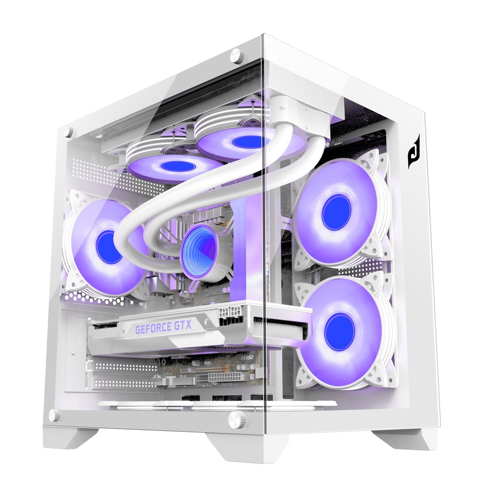35898-vo-case-may-tinh-edra-ecs1503-white-philong-1 Vỏ Case Máy Tính EDRA ECS1503 White (m-ATX, No Fan, Max 7 Fan, Rad 240)