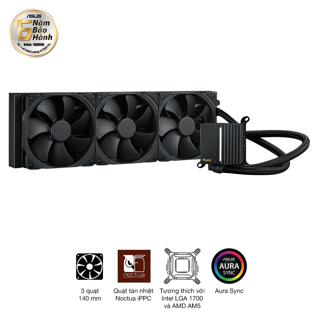 35983-tan-nhiet-nuoc-aio-asus-proart-lc-420-philong-1 Tản Nhiệt Nước AIO ASUS ProArt LC 420 (LGA1851/1700/1200/115x, AM5/AM4, Quạt Noctua NF-A14)