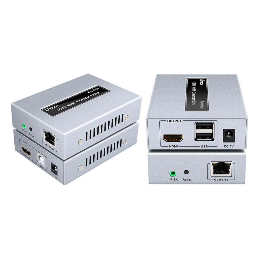 36202-bo-khuech-dai-hdmi-kvm-usb-100m-dtech-dt-7054a-philong1-1 Bộ Khuếch Đại HDMI KVM + USB 100M DTECH DT-7054A