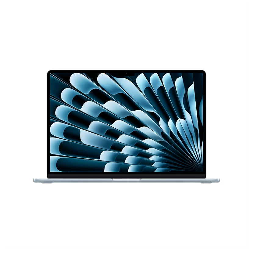36526-hvrzt46a-1 Macbook Air M4 (MC7A4) (Apple M4, 10‑Core CPU, 10‑Core GPU, Ram 16GB, SSD 256GB, Màn Hình 15.3inch, Màu Sky Blue, Chính Hãng Apple Việt Nam)