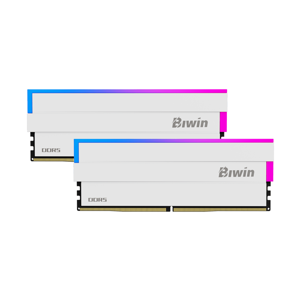 36649-kit-ram-ddr5-biwin-black-opal-dw100-rgb-white-philong-1-1 RAM Desktop DDR5 Biwin Black Opal DW100 RGB 32GB (2x16GB) 6000MHz CL36 White (BXL53260DW1-D36DW)