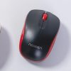Chuột Không Dây Newmen F116 - Màu Đen Đỏ (2.4GHz, 1200 DPI, Pin AA)